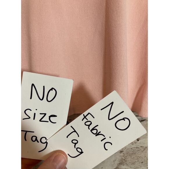 SML Design Top Womens Large Baby Pink Santana Knit Asymmetric Neckline‎ Stretch - Picture 12 of 13